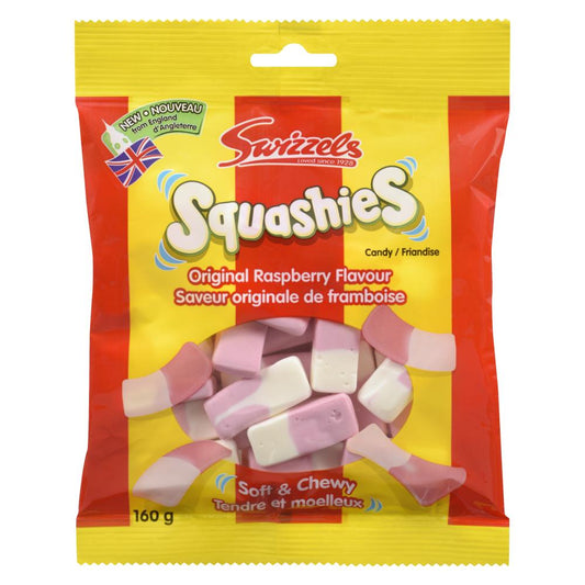REGAL SQUASHIES RASPBERRY CANDY, 10 X 160 G