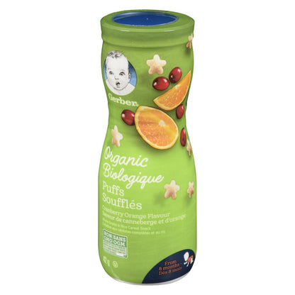 NESTLE GERBER ORGANIC APPLE CARROT BLUEBERRY, 6 X 42 G