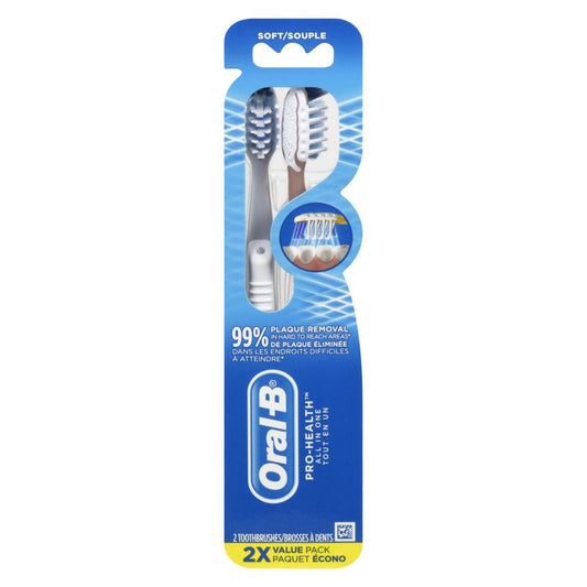 ORAL B TOOTHBRUSH CROSS ACTION SOFT, 6 X 2 UN