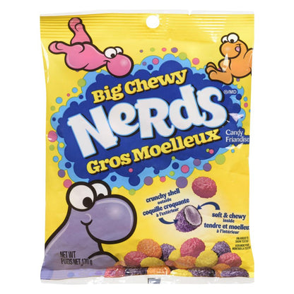 NERDS CANDY BIG CHEWY BONBONS, 9 X 170 G