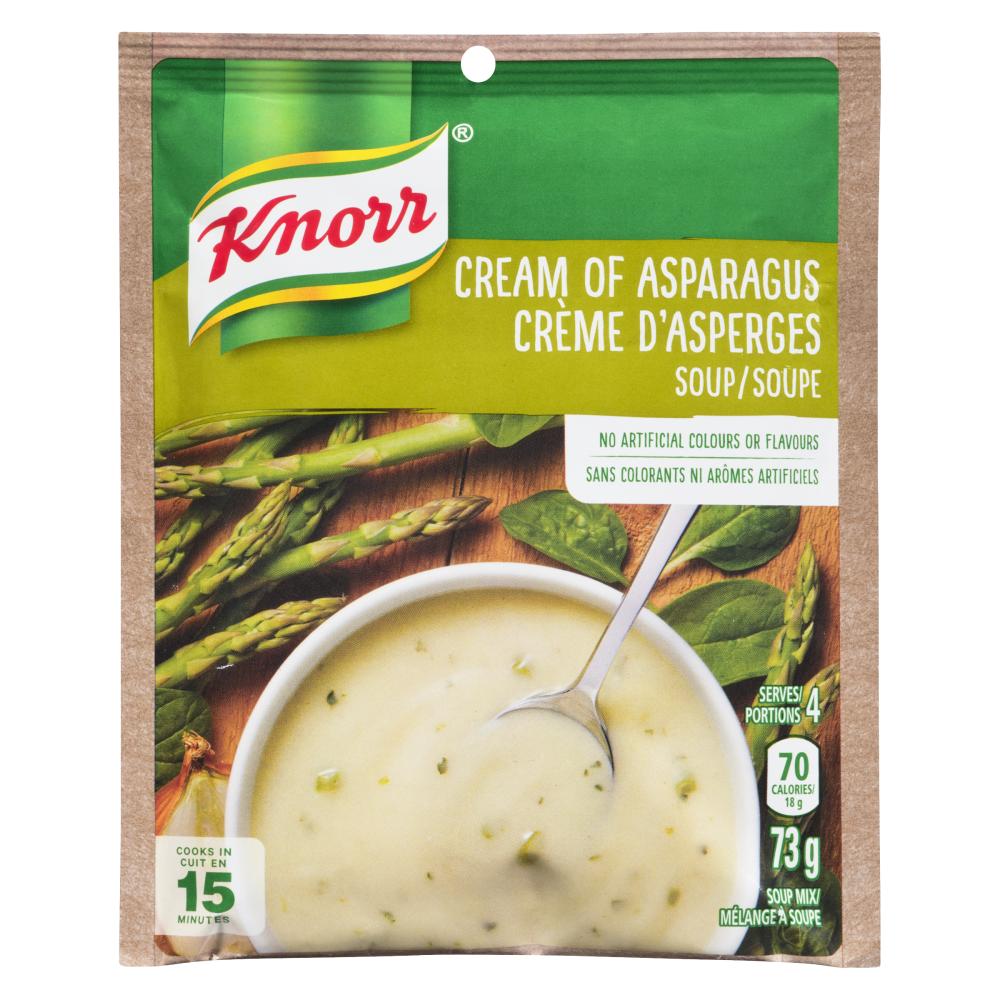 KNORR CREAM OF ASPARAGUS SOUP, 12 X 74 G