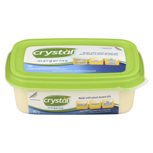 CRYSTAL MARGARINE NON-HYDROGENATED, 12 X 907 G