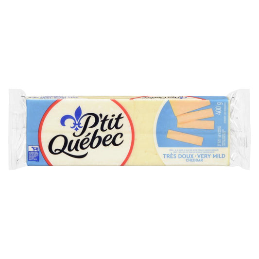 PTITQC LIGHT WHITE CHEDDAR CHEESE, 16 X 400 G