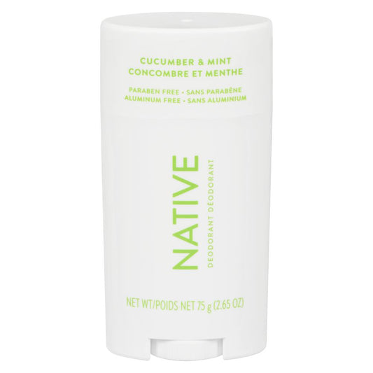 NATIVE CUCUMBER MINT DEODORANT, 3 X 75 G