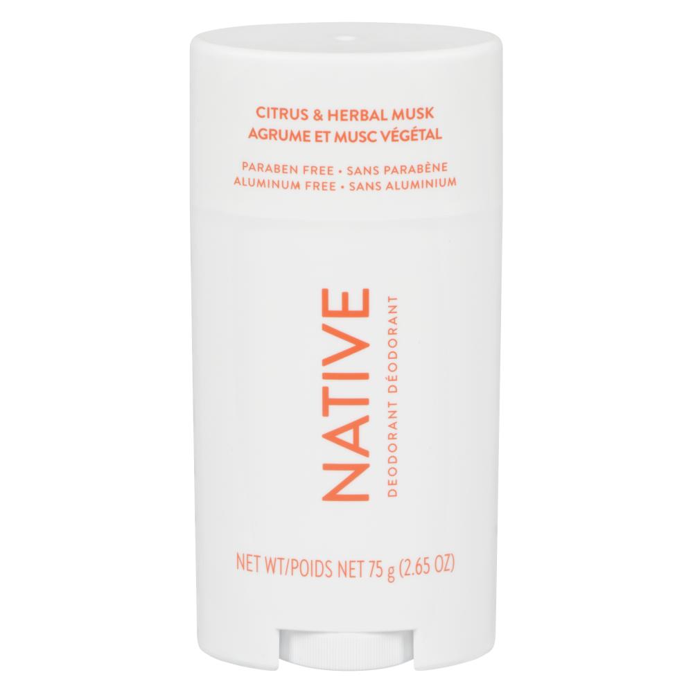 NATIVE CITRUS HERBS DEODORANT, 3 X 75 G