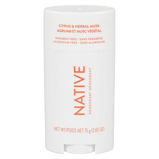 NATIVE CITRUS HERBS DEODORANT, 3 X 75 G