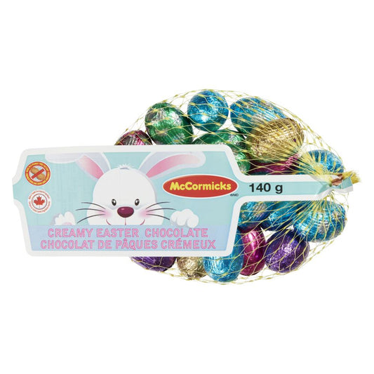 MCCORMICK CHOCOLATE EGGS NETLON, 48 X 140 G
