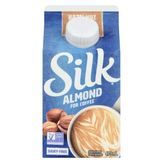 SILK ALMOND HAZELNUT CREAMER, 12 X 473 ML
