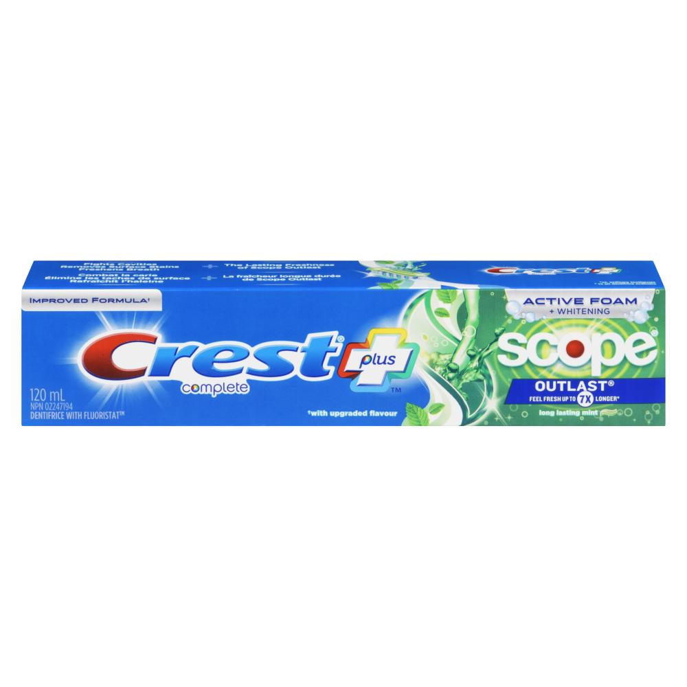 CREST COMPLETE MINT LONG DURATION, 12 X 120 ML