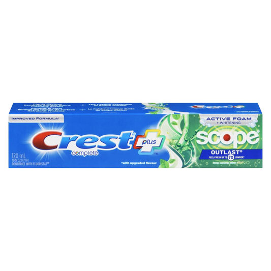 CREST COMPLETE MINT LONG DURATION, 12 X 120 ML