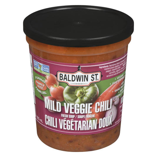 BALDWIN ST., VEGGIE CHILI - MILD, 6 x 925 G