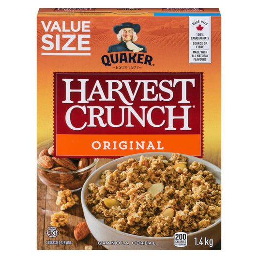 QUAKER CRUNCHY NATURE JUMBO, 12 X 1.4 KG