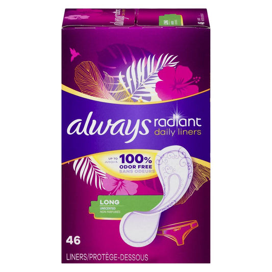 ALWAYS PROT-UNDER LONG UNSCENTED, 4 X 46 UN