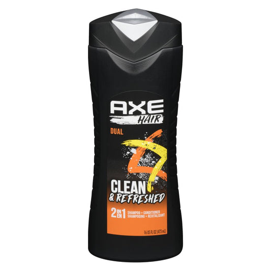 AXE 2-IN-1 DUAL SHAMPOO, 4 X 473 ML