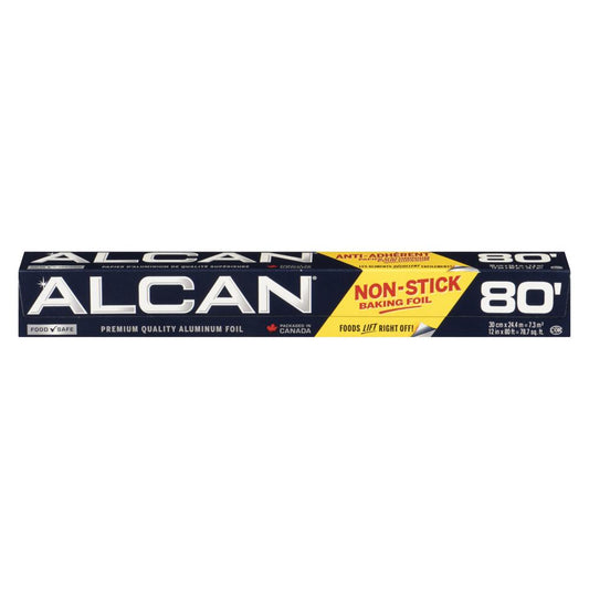 ALCAN ANTI-ADHESIVE ALUMINUM FOIL 80 FEET, 24 X 1 UN