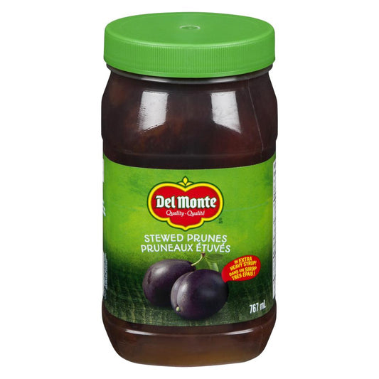 DEL MONTE STEWED PRUNES, 12 X 767 ML