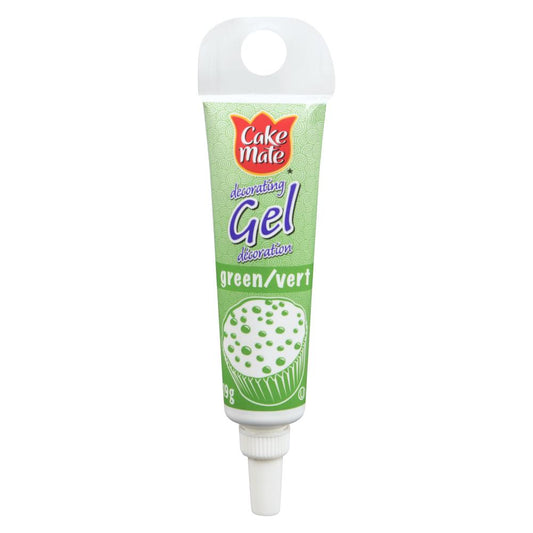 CAKEMATE DECORATION GREEN GEL, 12 X 19 G