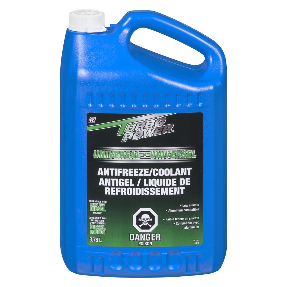 TURBO POWER UNIVERSAL PURE ANTIFREEZE, 4 X 3.78 L