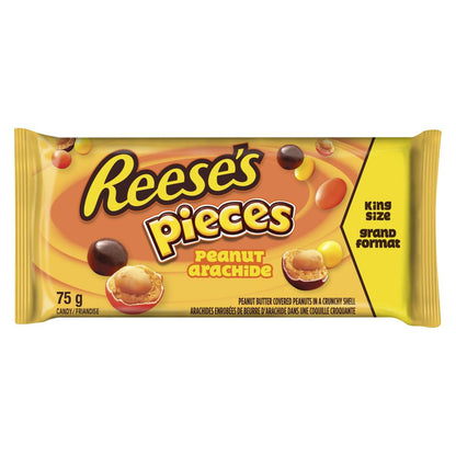 REESE'S PIECES CHOCOLATE BAR LARGE SHAPE, 16 X 75 G