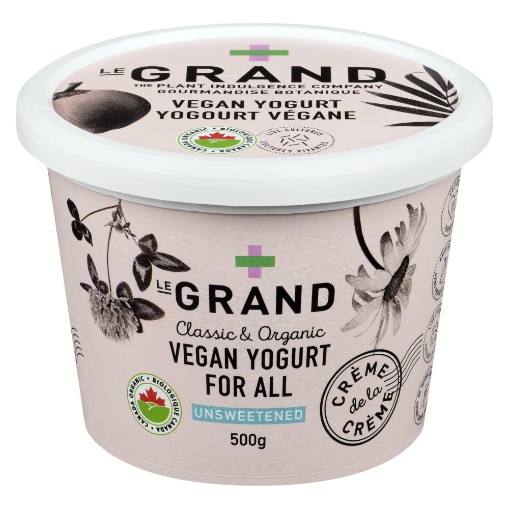 LEGRAND VEGAN NATURAL ORGANIC YOGURT, 4 X 500 G