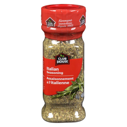 CLUBHOUSE ITALIAN SEASONING, 6 X 45 G