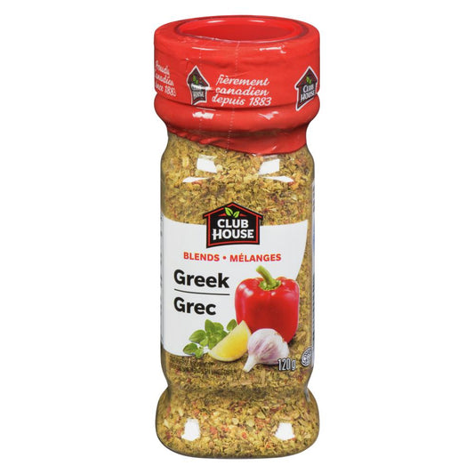 CLUBHOUSE GREEK SEASONING, 6 X 120 G
