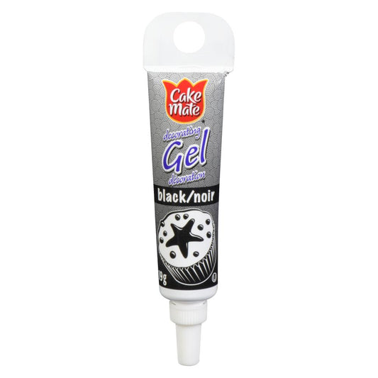 CAKEMATE DECORATION BLACK GEL, 12 X 19 G
