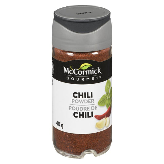 MCCORMICK GOURMET CHILI POWDER, 6 X 40 G