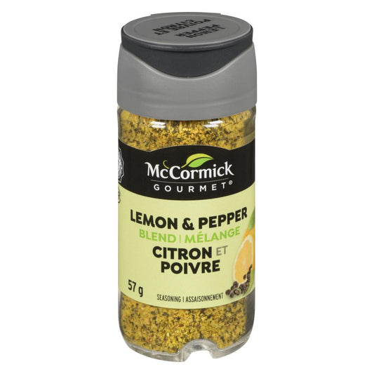 MCCORMICK SEASONED PEPPER WITH LEMON, 6 X 57 G