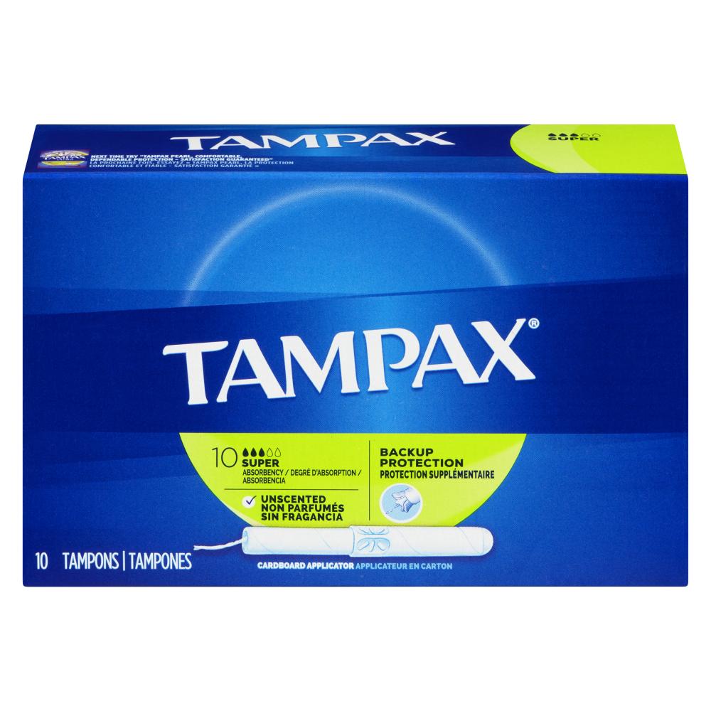 TAMPAX SUPER TAMPON, 12 X 10 UN