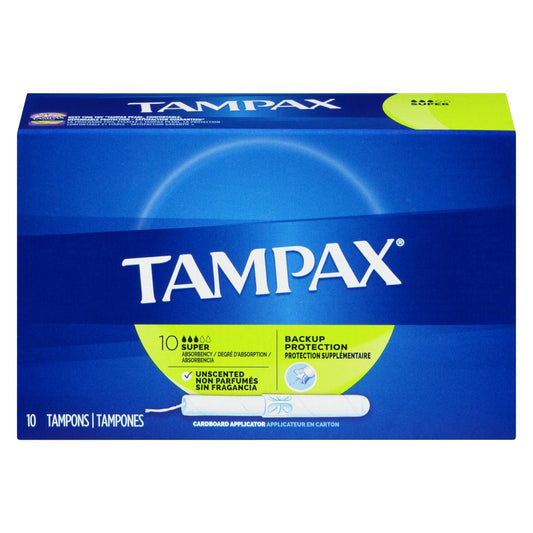 TAMPAX SUPER TAMPON, 12 X 10 UN