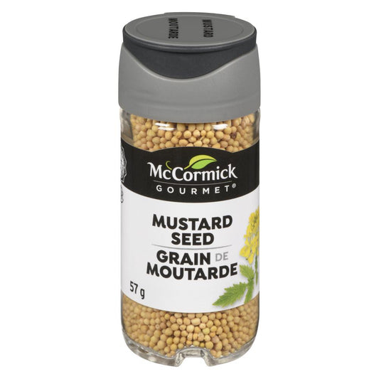 MCCORMICK GOURMET MUSTARD SEEDS, 6 X 57 G