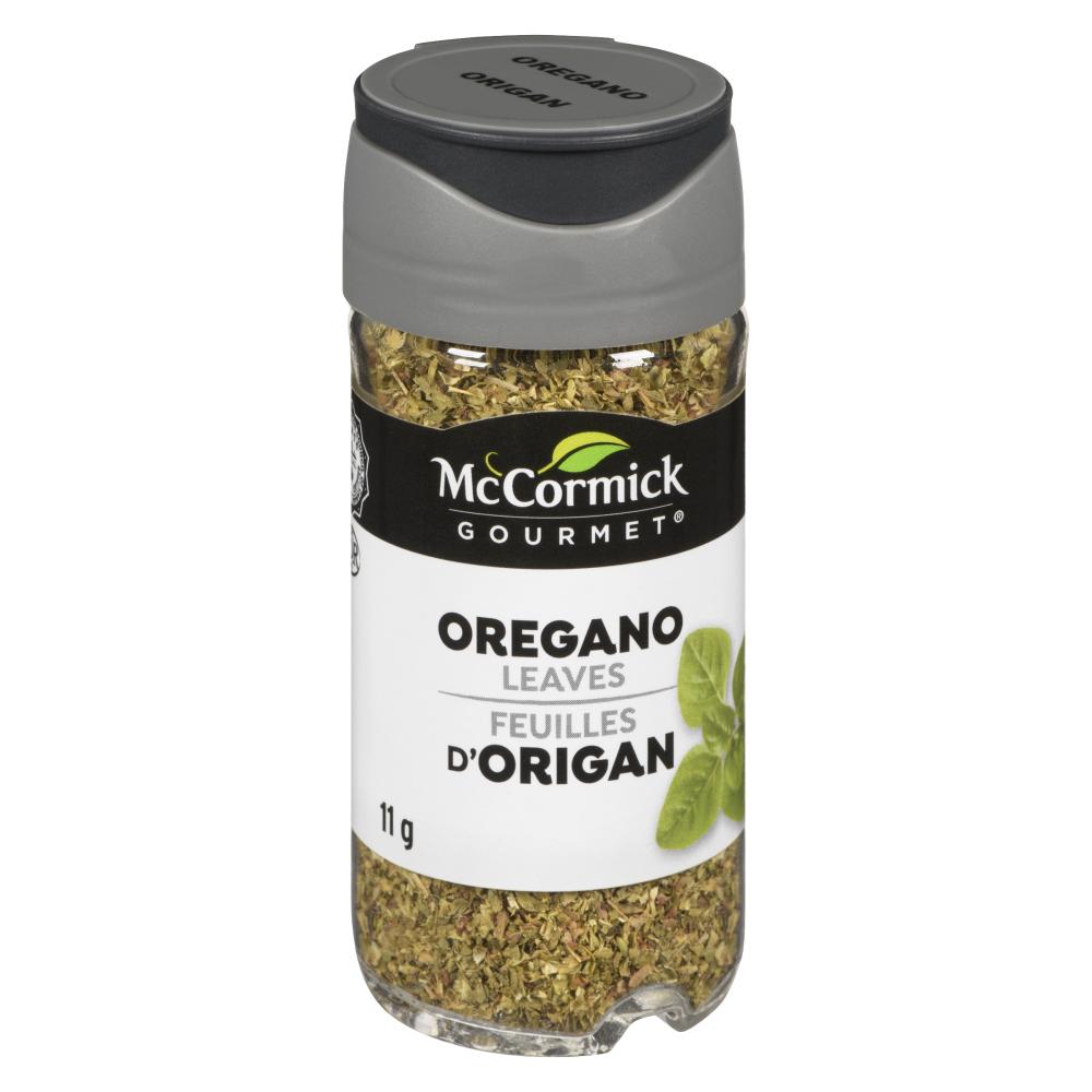 MCCORMICK GOURMET OREGANO LEAVES, 6 X 11 G