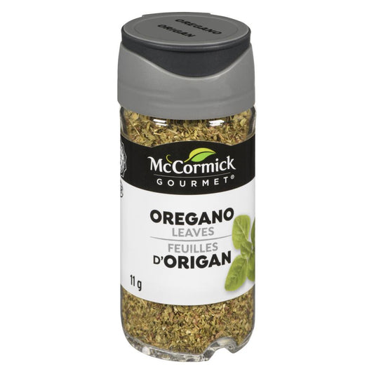 MCCORMICK GOURMET OREGANO LEAVES, 6 X 11 G