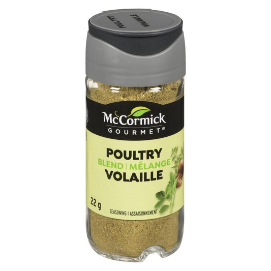 MCCORMICK GOURMET POULTRY SEASONING, 6 X 22 G