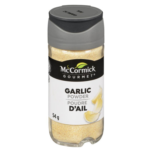 MCCORMICK GOURMET GARLIC POWDER, 6 X 54 G