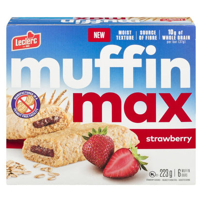 LECLERC MUFFINMAX STRAWBERRY, 12 X 223 G