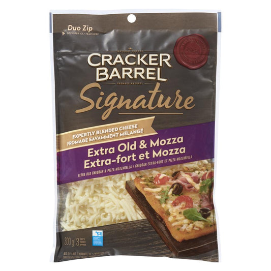 CRACKBAR SIGNATURE FROM GRATED EXTRA STRONG MOZZARELLA, 12 X 300 G