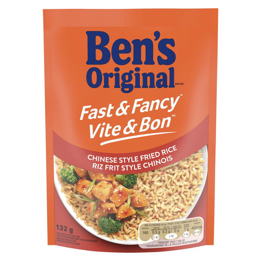 BENORGF FAST & FANCY CHINESE STYLE FRIED RICE, 12 X 132 G