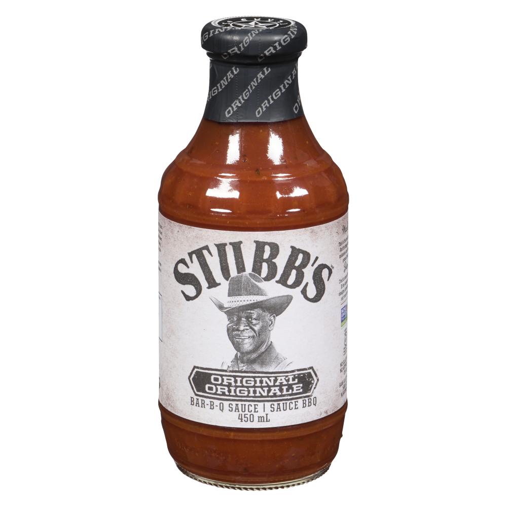 STUBB'S ORIGINAL BBQ SAUCE SINGLE, 6 X 450 ML