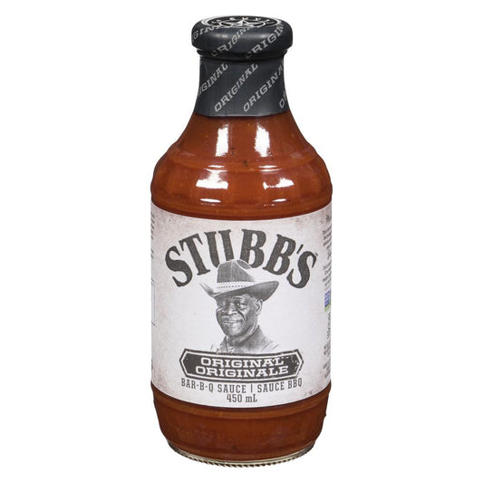 STUBB'S ORIGINAL BBQ SAUCE SINGLE, 6 X 450 ML