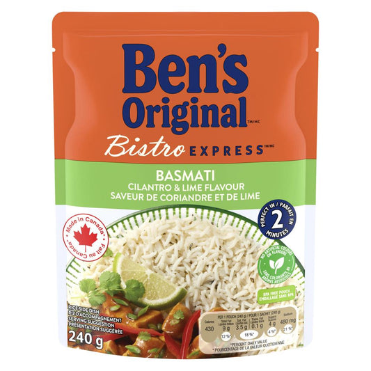 BENORGNL BASMATI CORIANDER LEMON BASMATI, 12 X 240 G