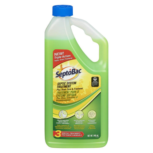 SEPTOBAC SEPTIC SYSTEM TREATMENT, 6 X 946 ML