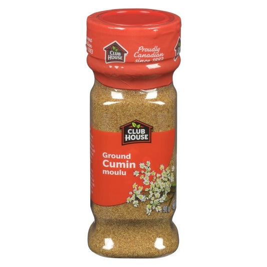 CLUBHOUSE GROUND CUMIN SPICE, 6 X 90 G