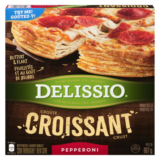 DELISSIO PEPPERONI CROISSANT, 12 X 667 G
