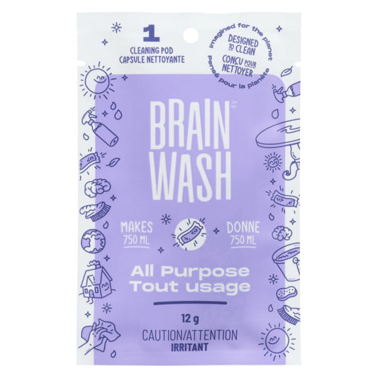 BRAINWSH ALL-PURPOSE CLEANER, 72 X 1 UN