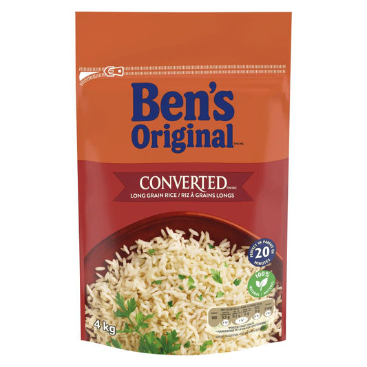 BENORGNL CONVERTED BROWN RICE 6/4KG, 6 X 4 KG