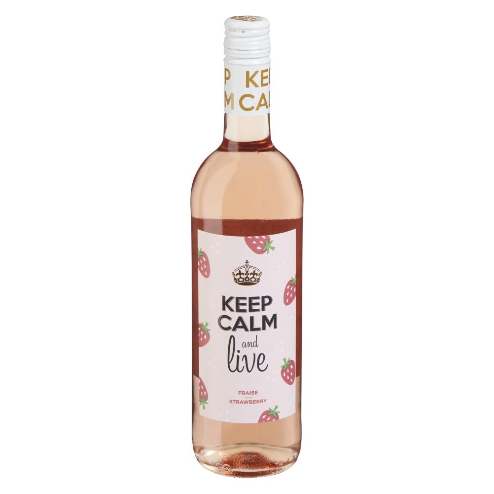 KEEPCALM&LIVE STRAWBERRY WINE DRINK, 6 X 750 ML