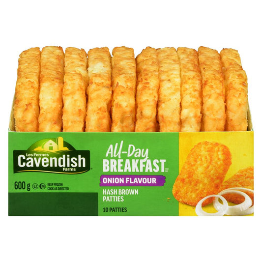 CAVFARMS ONION POTATO CAKES, 12 X 600 G