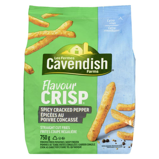 CAVFARMS FLAVORED-CRISPY FRIES, 12 X 750 G